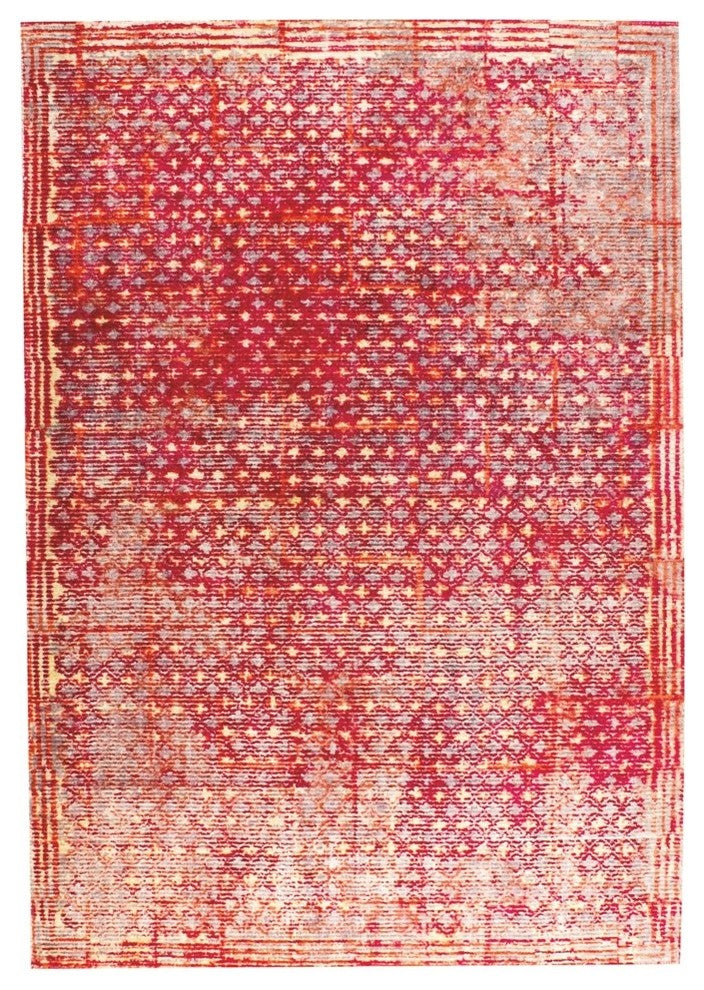 Ferrara Rug, Red, 2''x3''