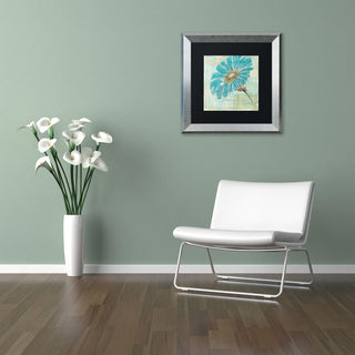'Spa Daisies II' Silver Framed Canvas Art by Chris Paschke