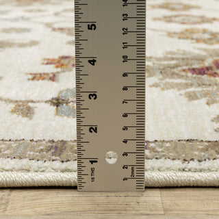 Adeline Persian Inspired Ivory/ Multi Area Rug 7'10" x 10'10"