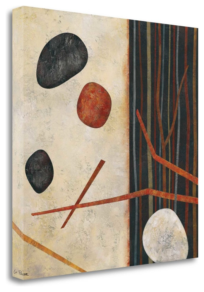 "Sticks And Stones II" By Glenys Porter, Giclee Print on Gallery Wrap Canvas