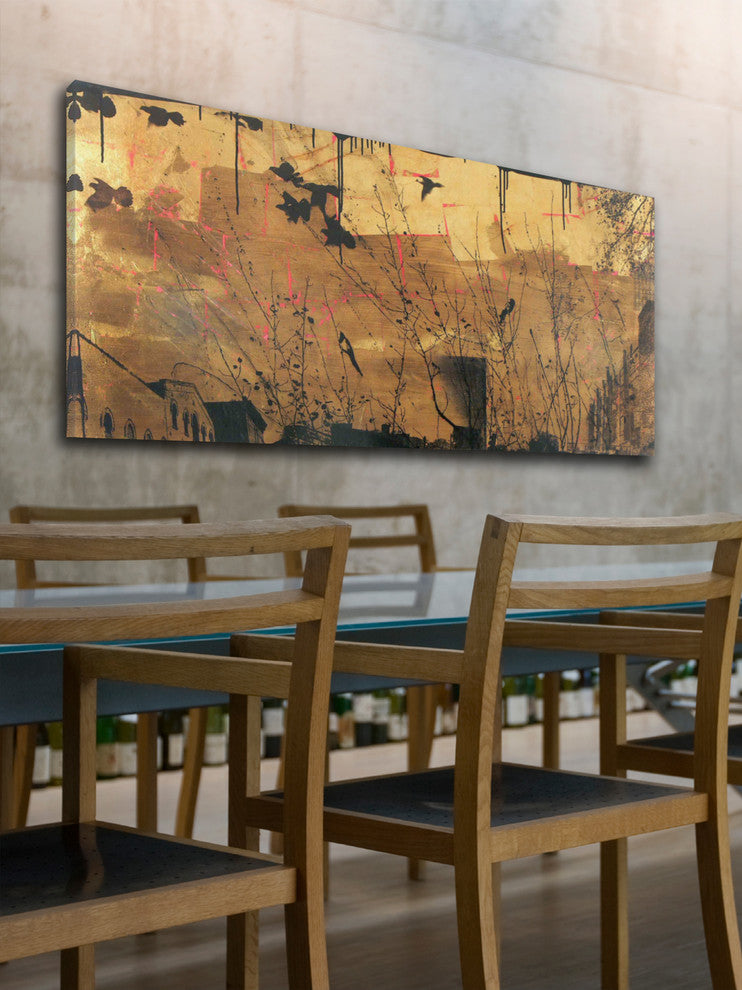 "Taking the Auspice" Print on Canvas by Tracy Silva Barbosa