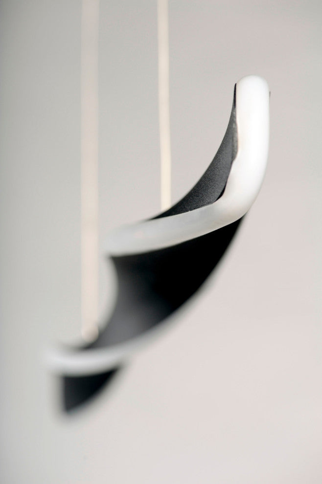 ET2 E24155 Pirouette 40"W LED Linear Chandelier - Black