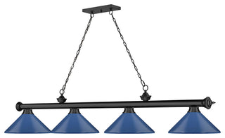 Zlite 2306-4MB-MNB 4-Light Billiard, Navy Blue