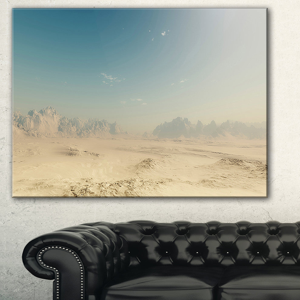 "Sandy Dessert" Landscape Canvas Photo Print, 32"x16"