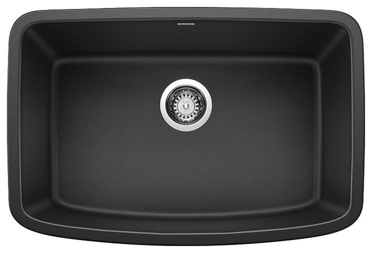 Blanco 442552 Valea 27"x18" Granite Single Bowl Kitchen Sink, Anthracite