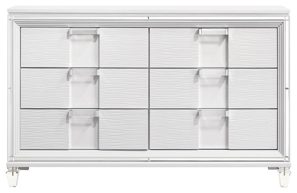 Picket House Furnishings Charlotte Youth 6-Drawer Dresser, White