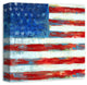 Watercolor Flag 12x12 Canvas Wall Art