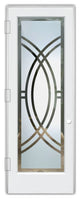 Interior Prehung Door or Interior Slab Door - Demi Circle - Primed - 24" x...