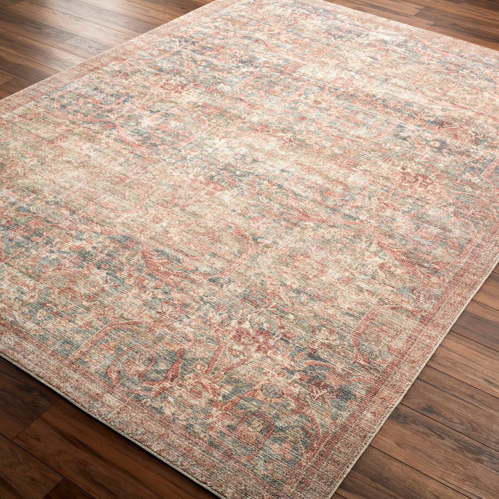 Surya + Becki Owens Marlene Machine Woven Area Rug, Charcoal, 3'11" x 5'7"