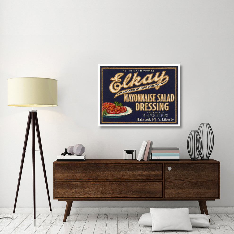 "Elkay Mayonnaise Salad Dressing" Digital Paper Print by Retrolabel, 42"x32"
