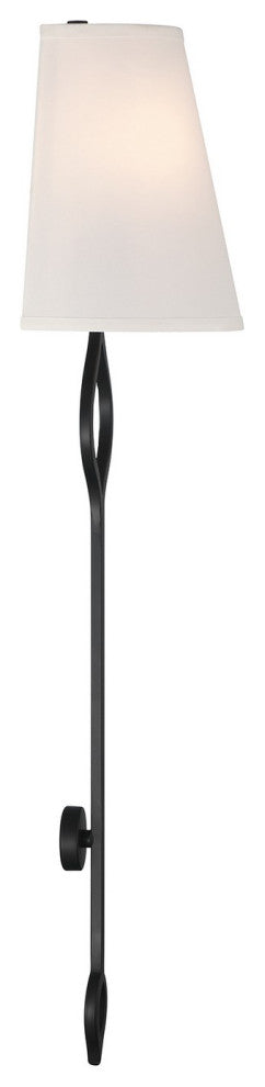 Roxbury 2-Light Wall Sconce, Matte Black