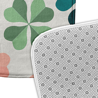 24" x 17" Lucky Patch Bathmat, Ocean Abyss Green
