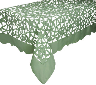 Tulip Bouquet 72"x120" Tablecloth, Green