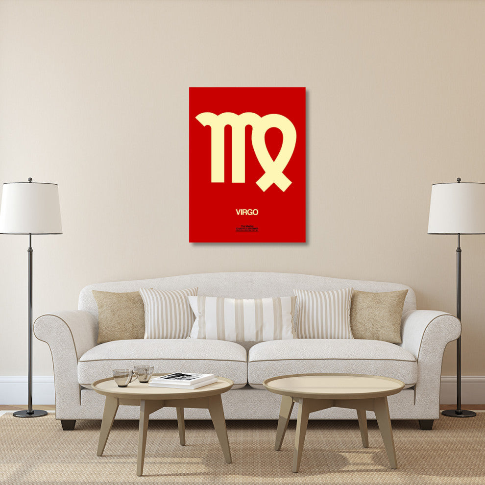"Virgo Zodiac Sign Yellow" Fine Art Print