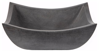 Eden Bath EB_S041LS-H Square Deep Zen Lava Stone Vessel Sink
