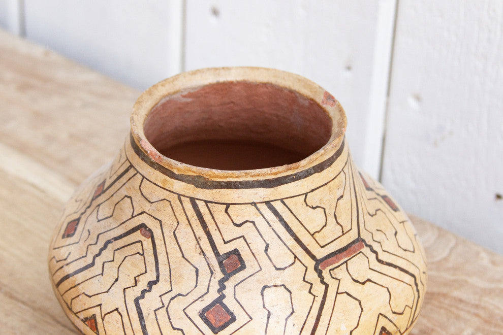Mid-Century Glazed Peruvian Bowl