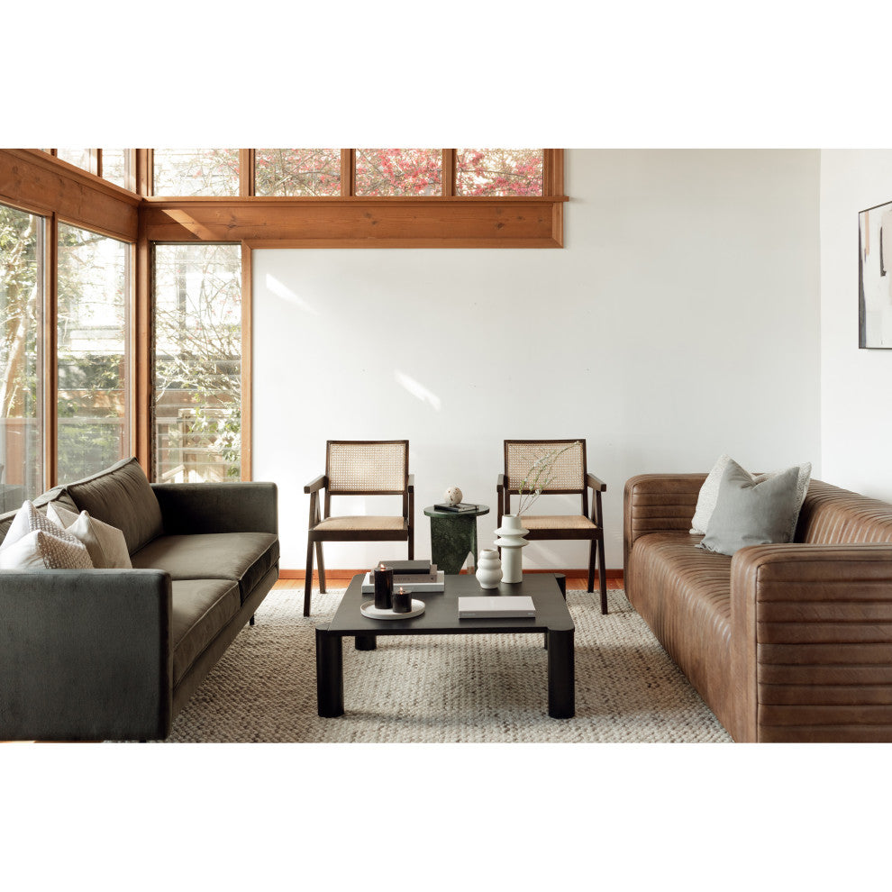 Castle Sofa Open Road Brown Leather