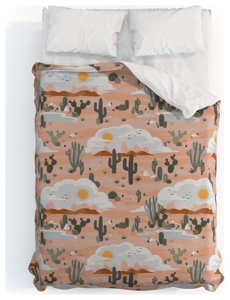 Avenie After The Rain Oasis Pattern Duvet Cover, Queen