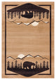 United Weavers Cottage Treetops Beige Area Rug 2'7"x4'2"