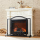 Single Panel Iron Fireplace Screen