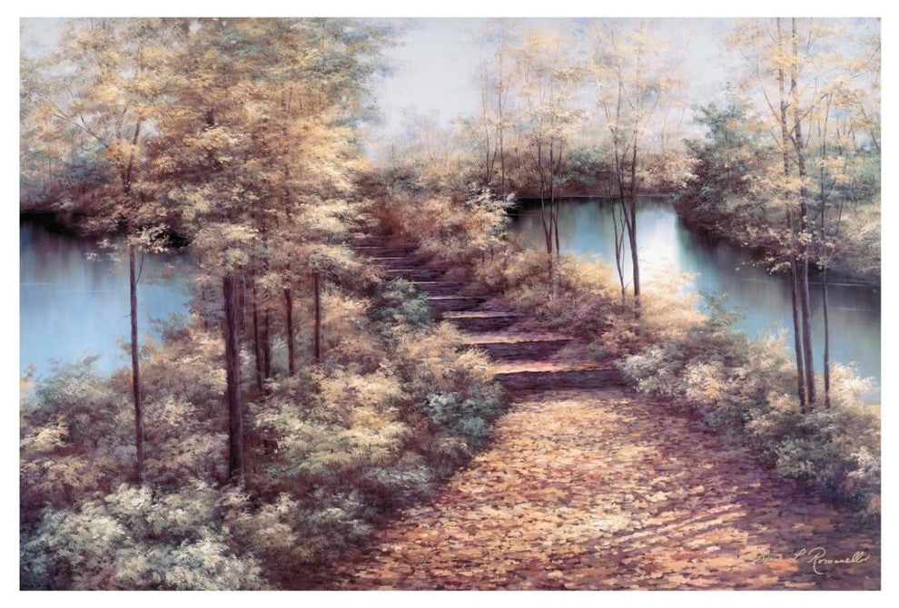 "Autumn Leaves" Digital Paper Print by Diane Romanello, 32"x22"