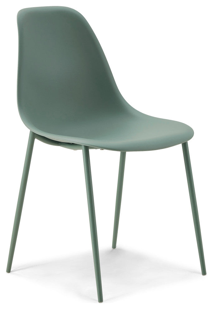Poly and Bark Isla Chair, Pistachio Green, Set of 2