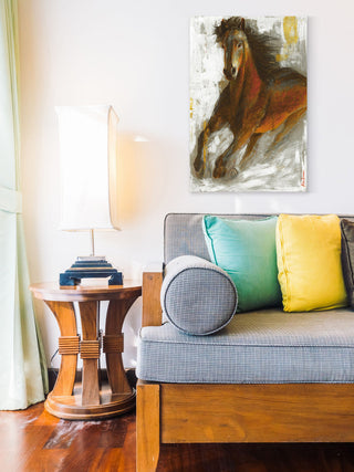 "Wild Fire" Painting Print on Wrapped Canvas, 24x36