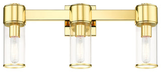 Livex Lighting Quincy 3-Light Polished Brass Vanity Sconce