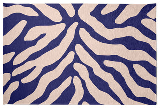 Animal Stripe Spring Chenille Rug, Purple, 4'x6'