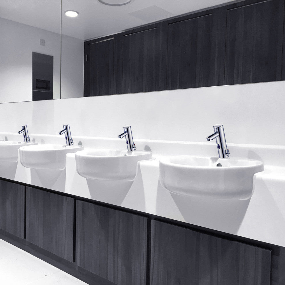 Platinum Thermostatic Sensor Tap Solid Brass Construction