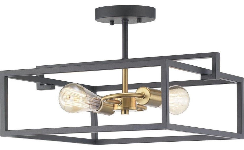 Blakely Collection Two-Light Semi-Flush Convertible