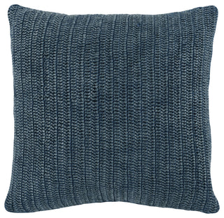 Marcie Knitted 22" Throw Pillow by Kosas Home, Blue