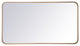 Elegant Decor Evermore Vanity Mirror Brass
