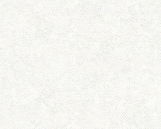 Metropolis, Urban Graphic Stripes Floral Textured Plain White Wallpaper Roll