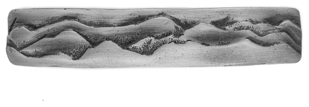 Mountains Pewter Cabinet Pull Hawk Hill Hardware, Vintage Pewter