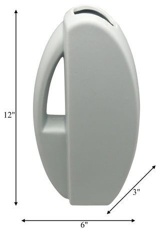 Ceramic 12"H Watering Can, Glacier