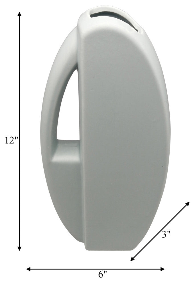 Ceramic 12"H Watering Can, Glacier