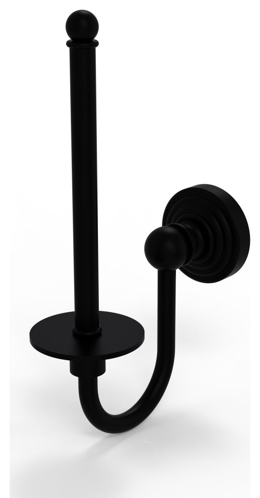 Waverly Place Upright Toilet Tissue Holder, Matte Black