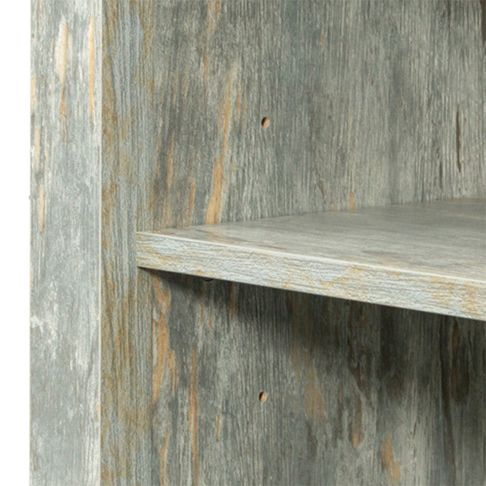 Living room TV stand farmhouse 4 storage shelf cabinet