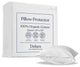 Delara Pillow Protector Set of 2, 300TC, Long Staple Organic Cotton, Queen, 21"x30"