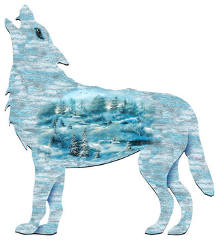Winter Wolfs Scenic Door Hanger
