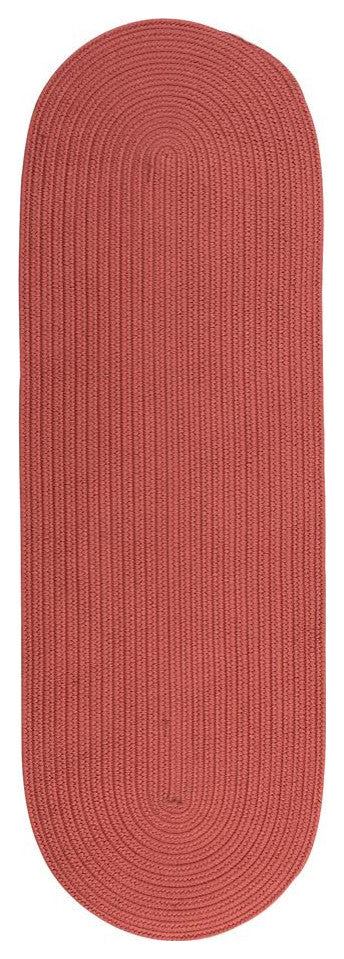 Colonial Mills Rug Reversible Flat-Braid, Oval Runner Saffron Runner, Oval