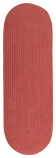 Colonial Mills Rug Reversible Flat-Braid, Oval Runner Saffron Runner, Oval
