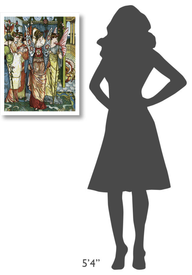 "Hind in the Wood - The Baby" Digital Paper Print by Walter Crane, 20"x26"