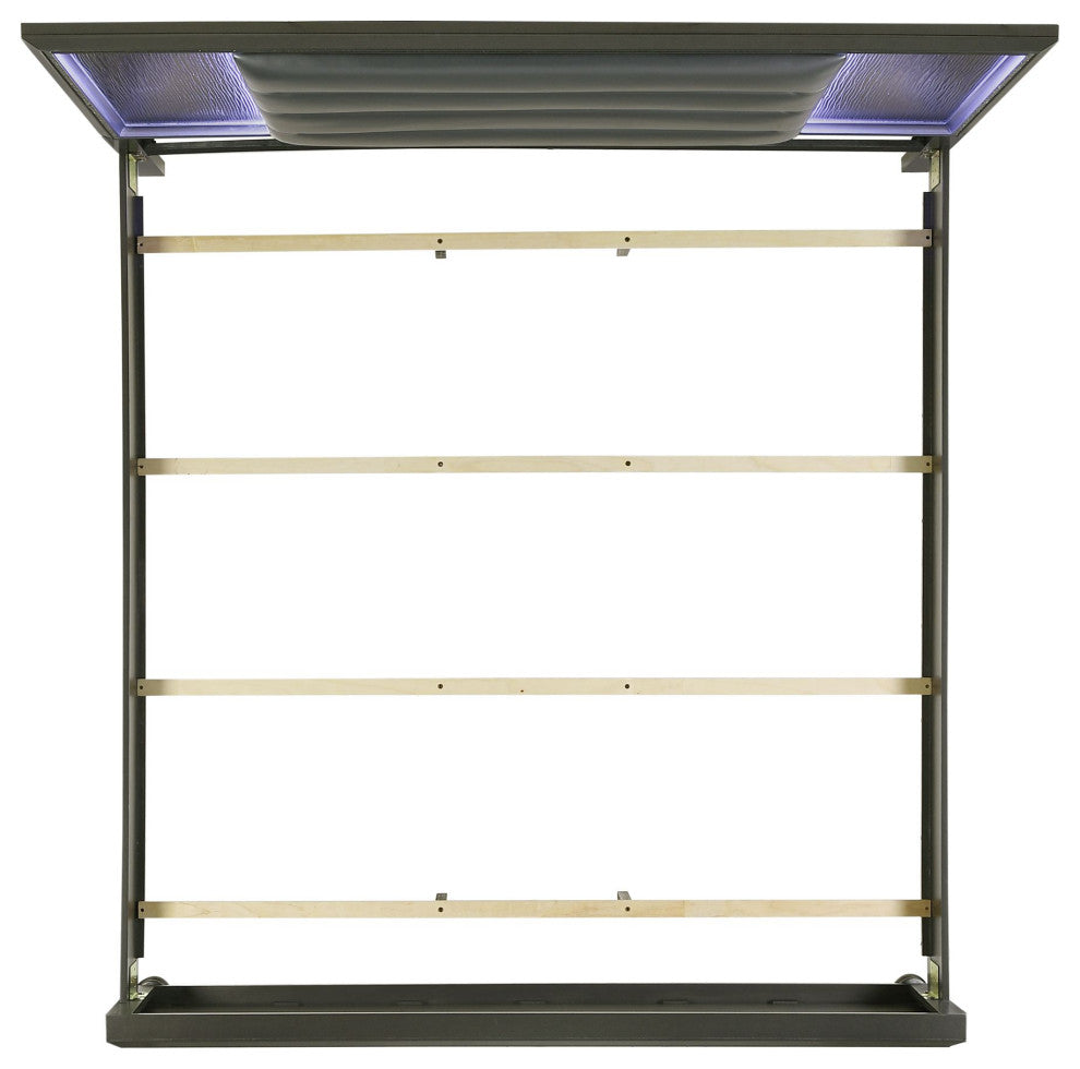 Picket House Furnishings Faris Panel 5PC Bedroom Set in Black