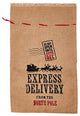 Burlap Christmas Sack, 20x30