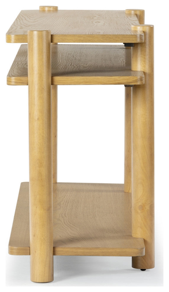 Safavieh Couture Edisyn Wood Console Table, Natural