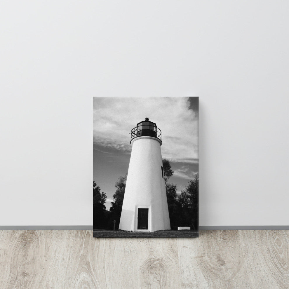 Touch the Sky Coastal Landscape Photo Canvas Wall Art Print, 12" X 16"