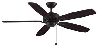 Fanimation Aire Deluxe FP6284DZ Ceiling Fan, Dark Bronze, 52"