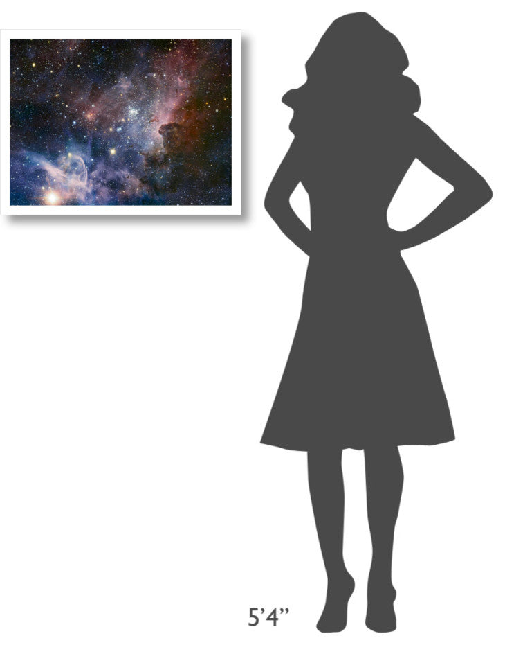 "Carina Nebula Infrared from HAWK-I" Paper Print by ESO/T. Preibisch , 26"x20"